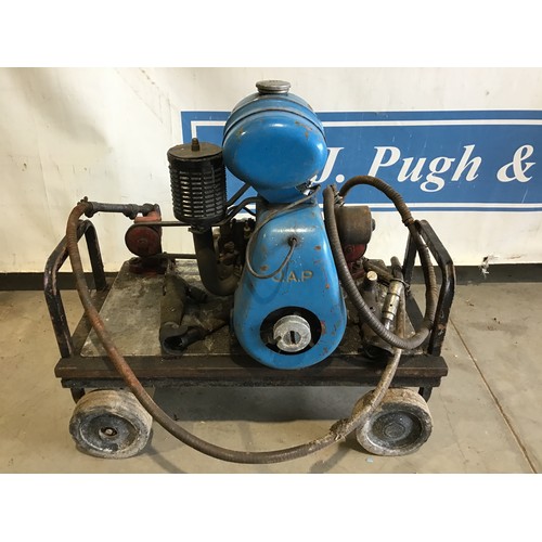 1421 - JAP engine driven shearing machine c/w shearing heads