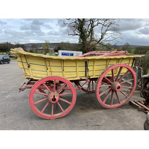 1378 - Worcestershire farm wagon, circa 1900