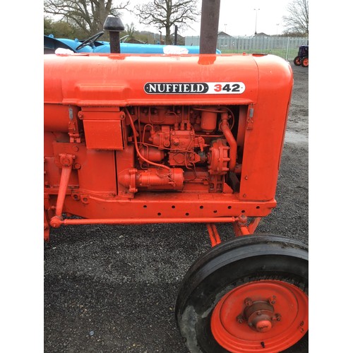 Nuffield 342 tractor. 1963. Runs and starts well, 95% restored. Engine ...