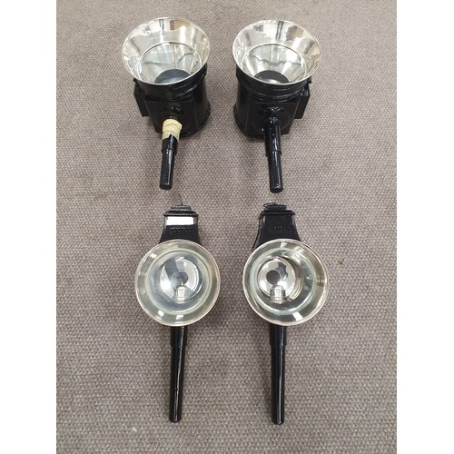 1364 - Set of coach lamps by Holland & Holland with second pair