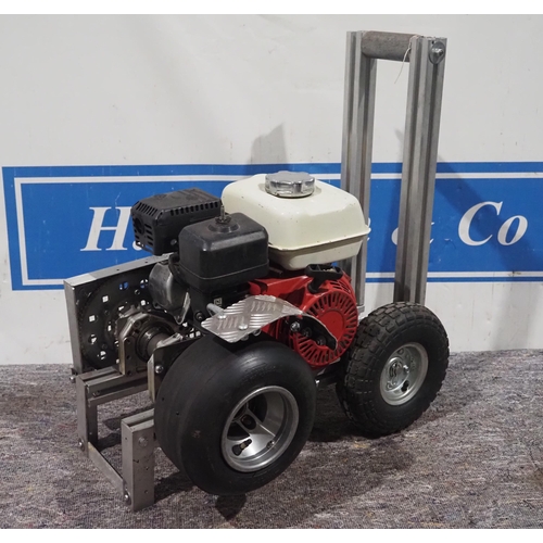 639 - Homemade paddock starter with Honda engine