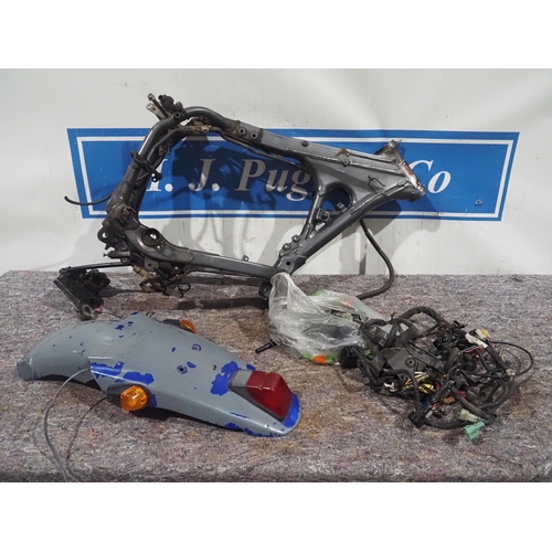 706 - Suzuki DRZ 400SM frame and assorted spares