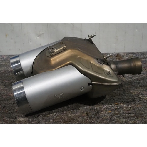 719 - Ducati Multi-Strada 1000 rear exhaust silencer