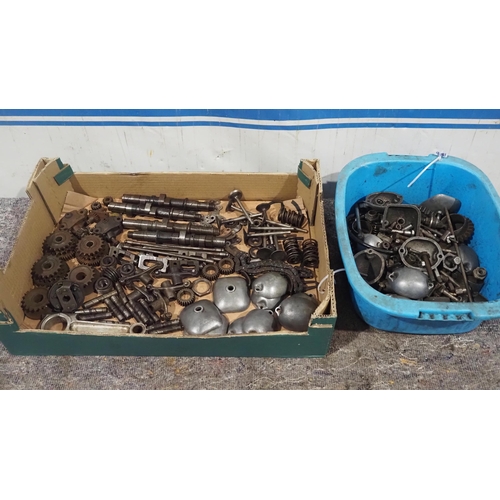 724 - 2 Boxes of Norton Dominator engine spares