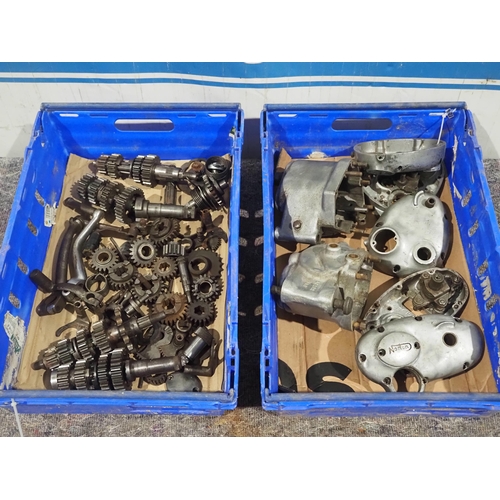 726 - 2 Boxes of Norton and AMC gearbox parts