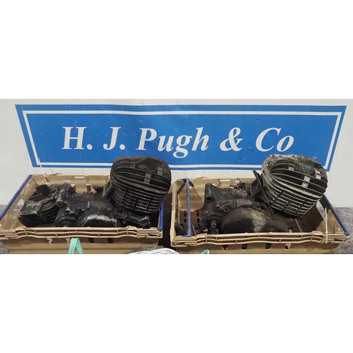 723 - 2 Boxes of Yamaha DT250 engine spares