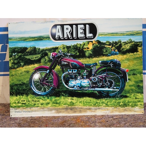 878 - Tin sign - Ariel 20