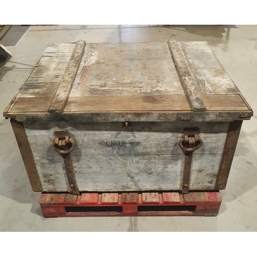 883 - Lister factory ex shipping wooden crate