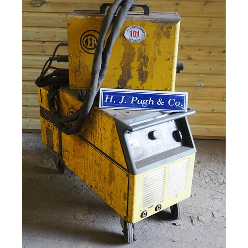 101 - CEA Echo 452 MIG welder with wire feeder, 3 phase