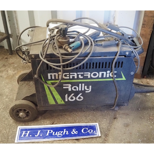 114 - Migatronic Rally 166 MIG welder, 240v