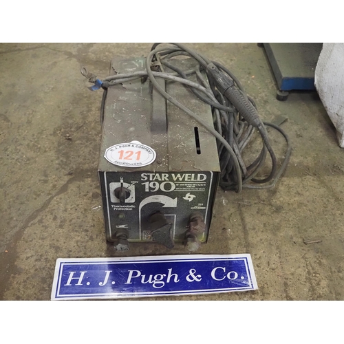 121 - Starwell 190 ARC welder, 240v