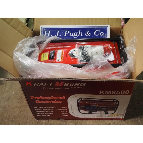 133 - Kraft Mburg KM8500 generator, NOS