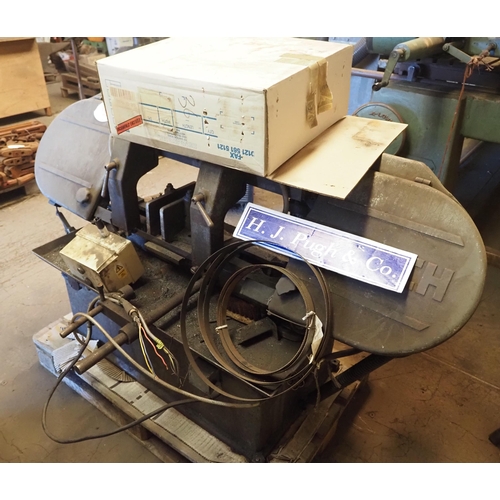 152 - Rusch horizontal band saw with spare blades