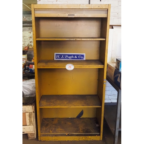 70 - Metal filing cabinet 72 x 36