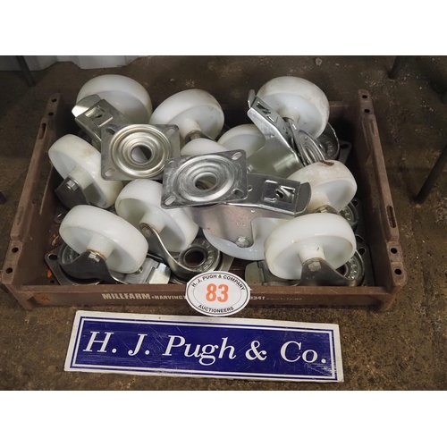 83 - Heavy duty trolley wheels