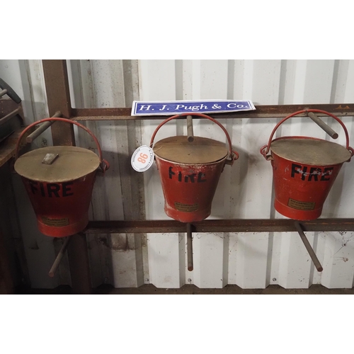 98 - Vintage fire buckets - 3