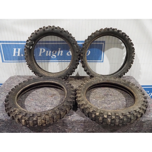 767 - 4 Motocross tyres
