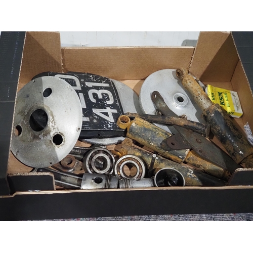 769 - Box of Triumph, Norton and BSA parts