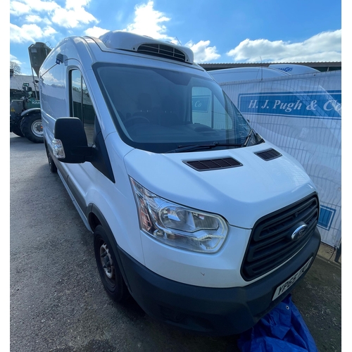 128 - Ford Transit fridge van. 2015. Runs and Drives. 230,000 miles. Standby fridge. Reg. YP65 TMY