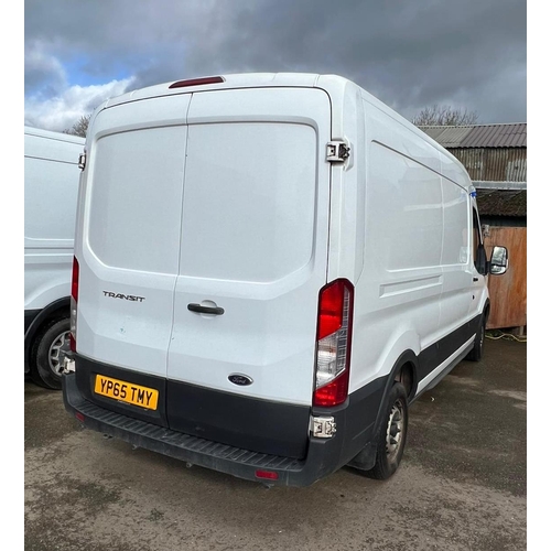 128 - Ford Transit fridge van. 2015. Runs and Drives. 230,000 miles. Standby fridge. Reg. YP65 TMY