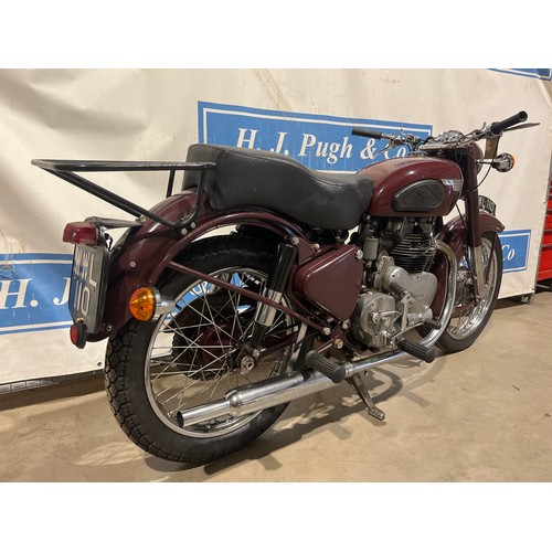 842 - Royal Enfield Meteor 700 motorcycle. 1954. 
Frame No. 2003
Engine No. T72003
Restored professionally... 