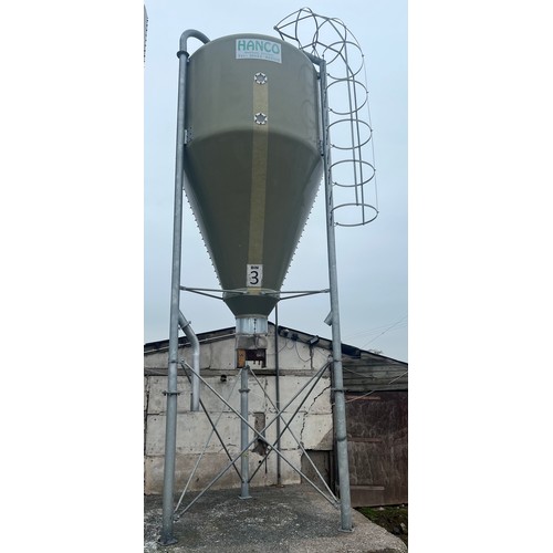 97 - Hanco 6 tonne fiberglass bulk bin. Purchaser to remove within two weeks.