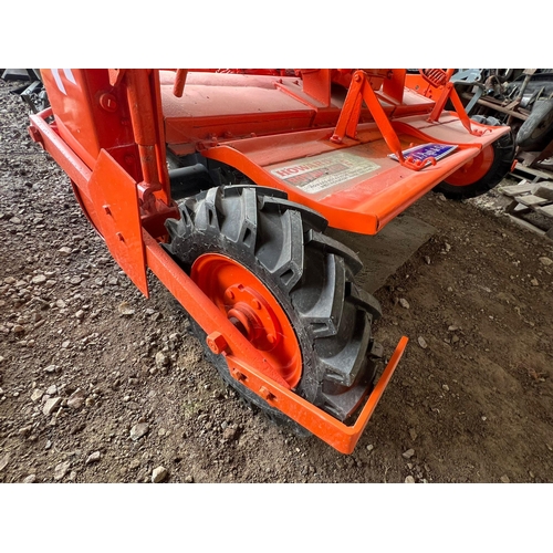 136 - Howard series E80 rotavator. 8ft