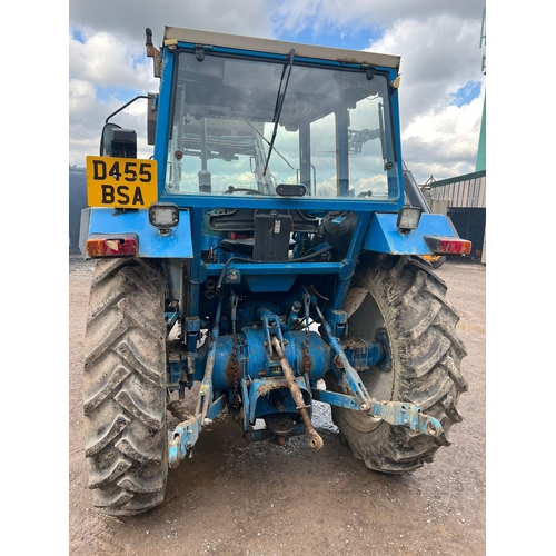 180 - Ford 4610 series II tractor. C/w loader, bucket, forks and pallet tines. Runner, showing 4671 hours.... 