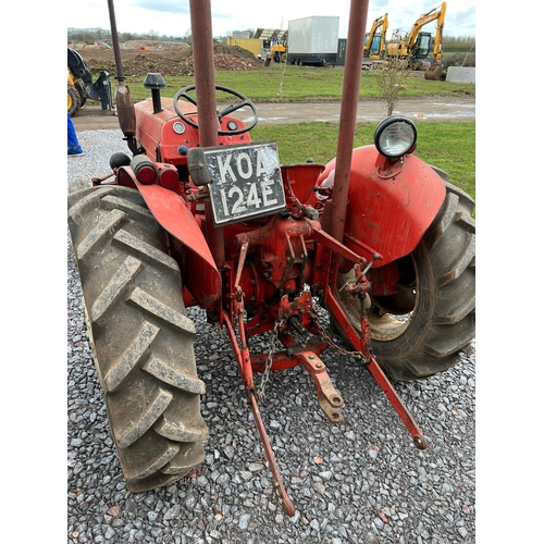 173 - BMC mini tractor. Runs and drives. One owner, showing 2599 hours. Reg. KOA 124E. V5