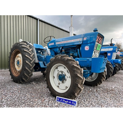 183 - Roadless Ploughmaster 75 tractor. Showing 4562 Hours. Reg. KPT 853P. V5