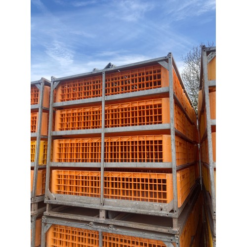 137 - Anglian poultry module system to include 12 baskets