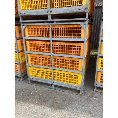 140 - Anglian poultry module system to include 12 baskets