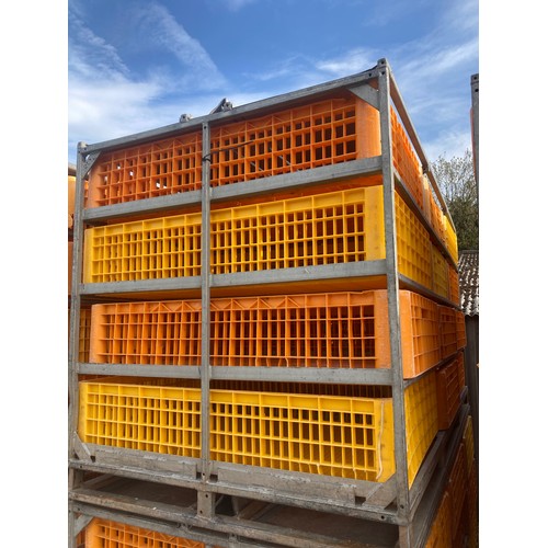 141 - Anglian poultry module system to include 12 baskets