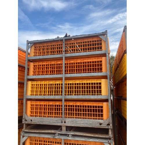 143 - Anglian poultry module system to include 12 baskets