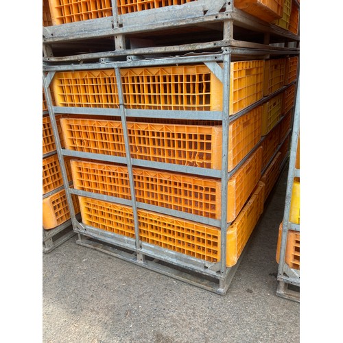 144 - Anglian poultry module system to include 12 baskets