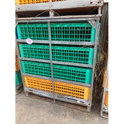 148 - Anglian poultry module system to include 12 baskets