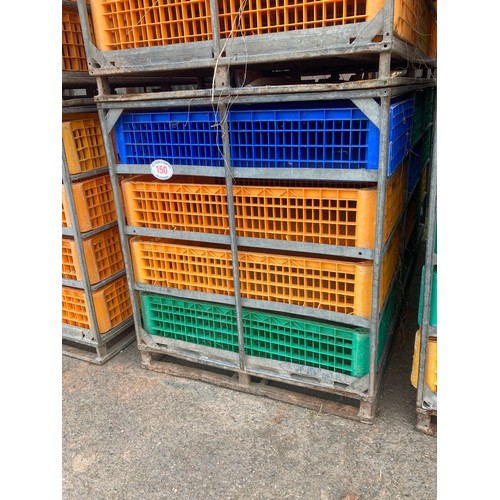 150 - Anglian poultry module system to include 12 baskets