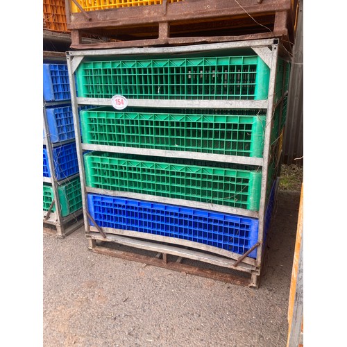 154 - Anglian poultry module system to include 8 baskets