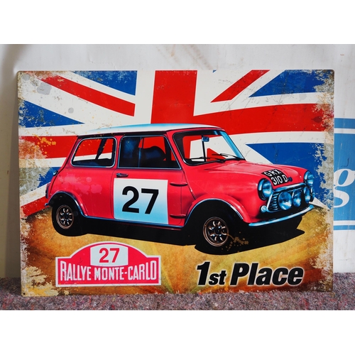 1710 - Tin sign - Monte-Carlo Rally 28 x 20