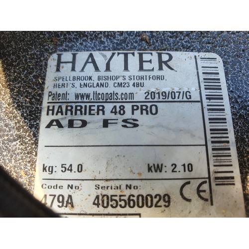 701 - Hayter Harrier 48 Pro autodrive mower with blade clutch