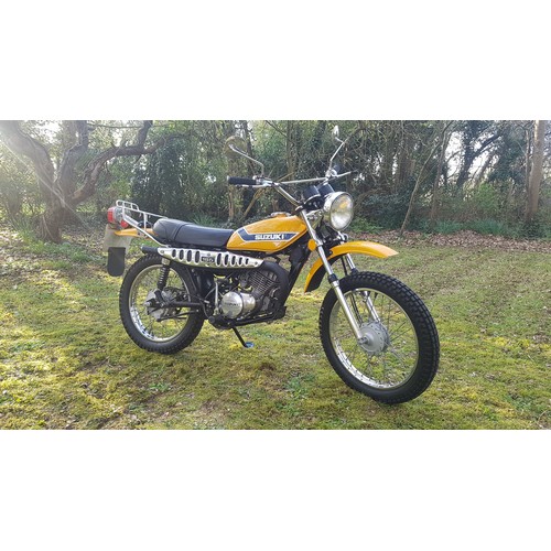 1691 - Suzuki TS185 motorcycle. 1973. 185cc.
Frame no. TS185 77064
Engine no. TS185 77049
Runs and rides ve... 