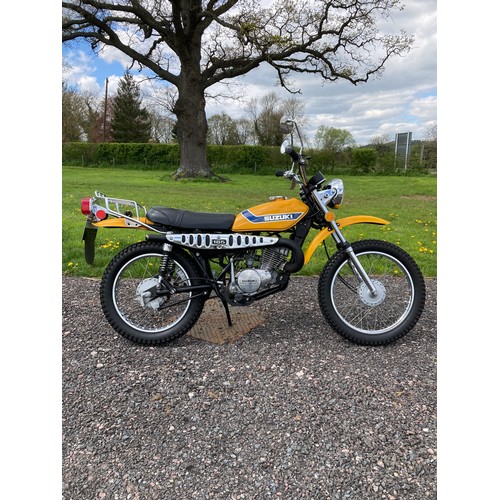 1691 - Suzuki TS185 motorcycle. 1973. 185cc.
Frame no. TS185 77064
Engine no. TS185 77049
Runs and rides ve... 