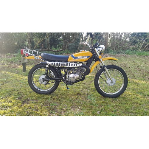 1691 - Suzuki TS185 motorcycle. 1973. 185cc.
Frame no. TS185 77064
Engine no. TS185 77049
Runs and rides ve... 