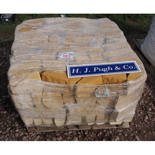 183 - Pallet of Cotswold bricks