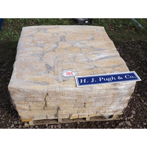 184 - Pallet of Cotswold bricks