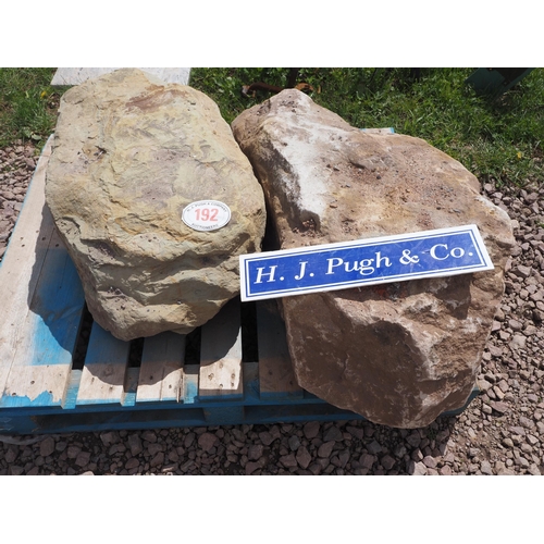 192 - Large rockery stones - 2