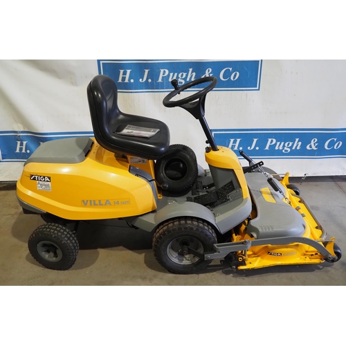 704 - Stiga Villa 14 HST ride on mower with 85cm mulching deck