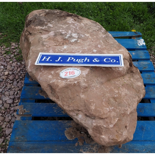 216 - Large rockery stone