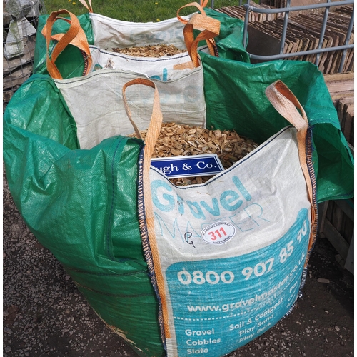 311 - 2 Bags of wood chip