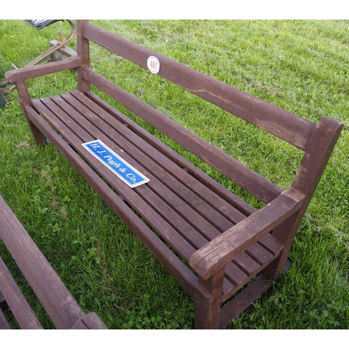 461 - Garden bench 6ft